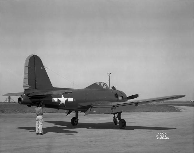 Ryan fr 1 fireball at moffett field on 26 february 1945 naca a 7223